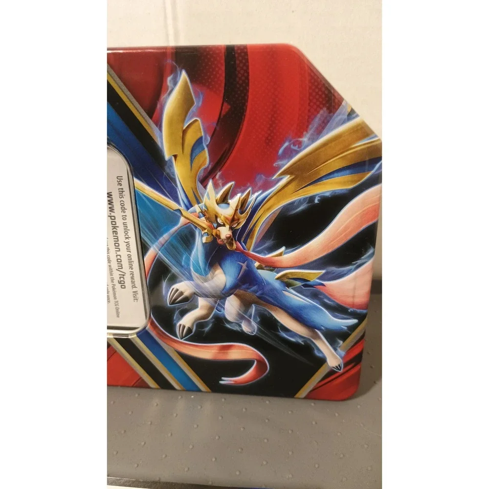 Pokemon Legends of Galar Tin Zacian V Kids Multicolor Good Bulk Cards Included